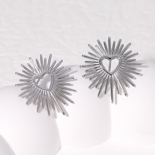 Aretes Eliz Plateado