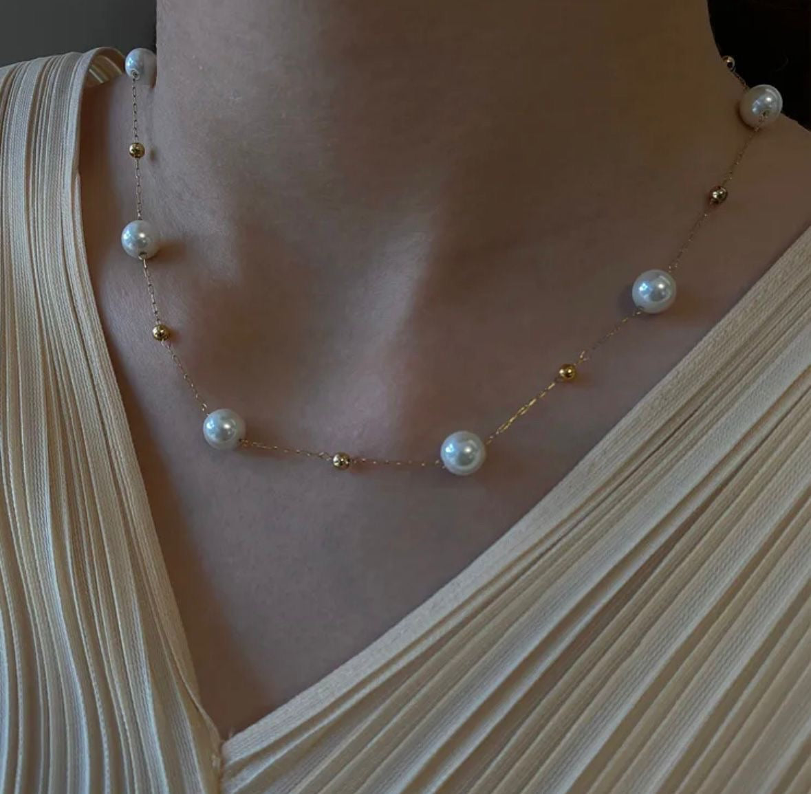 Collar Perlas