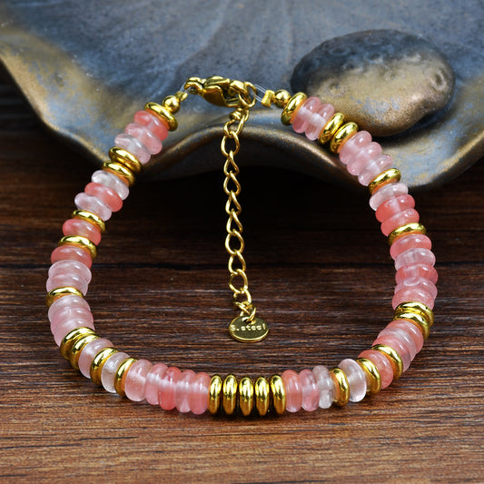 Pulsera Jazmine Rosa