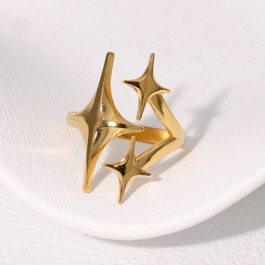 Anillo Estrellas Dorado