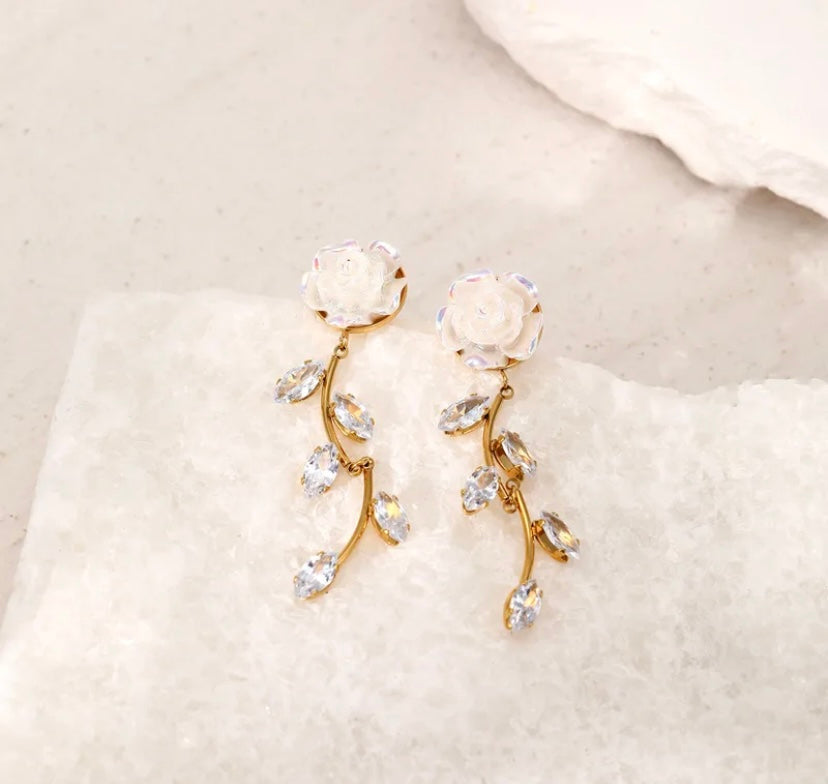 Pendientes Flor