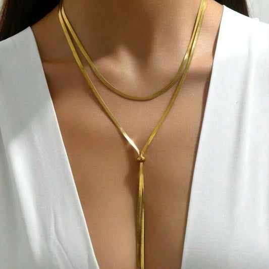 Collar Ambar Dorado