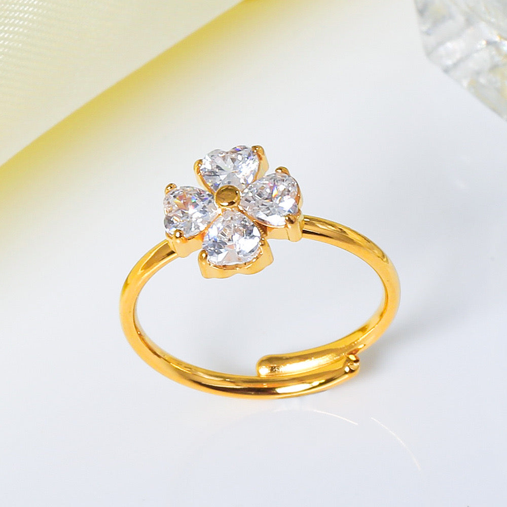 Anillo Flori Dorado