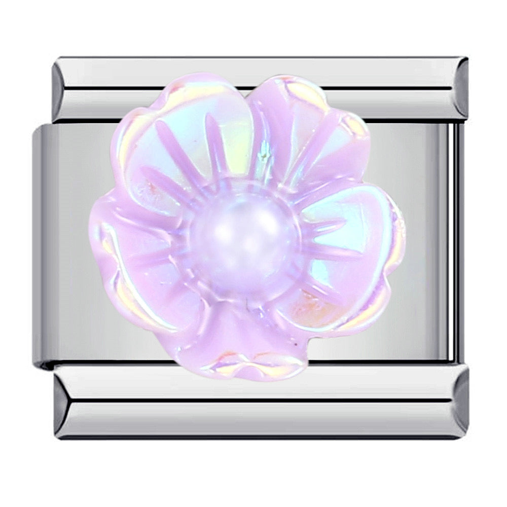 Charm Italiano Flor Lila