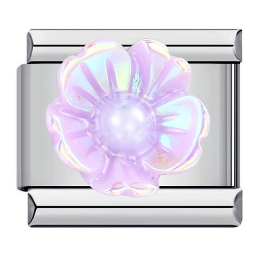 Charm Italiano Flor Lila