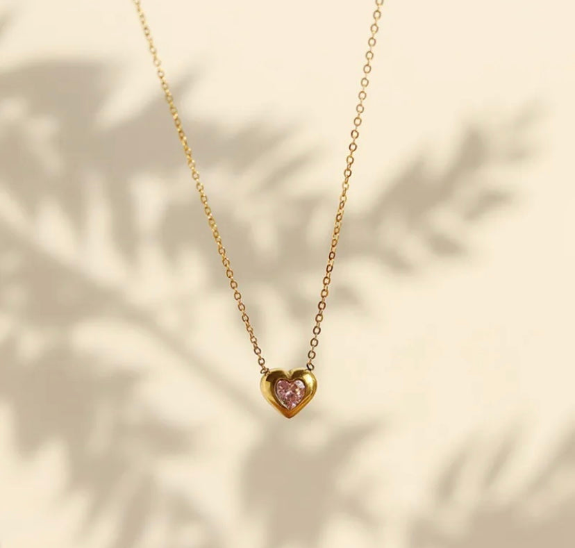 Collar Darla Rosa