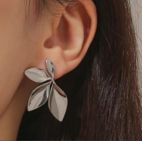 Aretes Allison Plateados