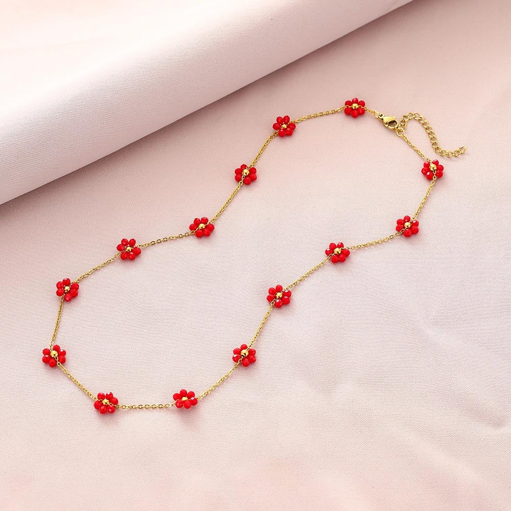 Collar Gina Rojo