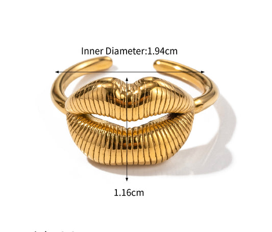 Anillo Kiss Dorado