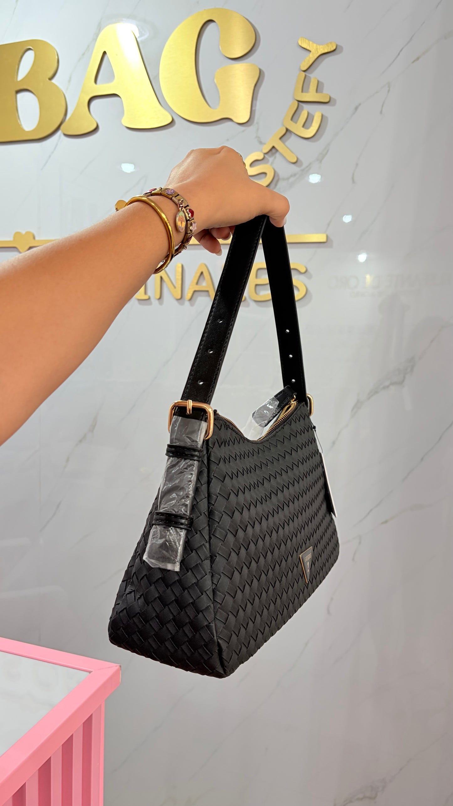 Bolsa Dama Negro Guess