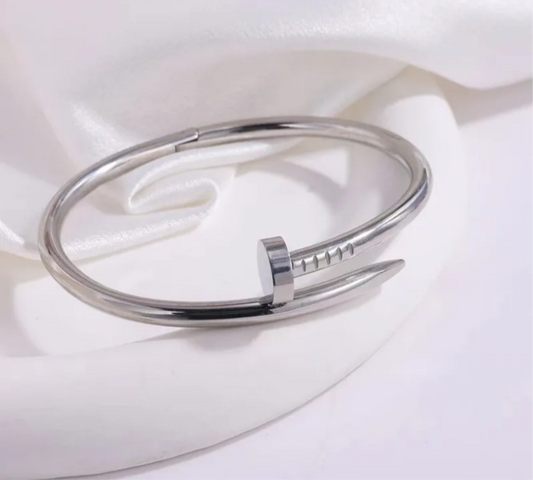 Brazalete Greta Plateado