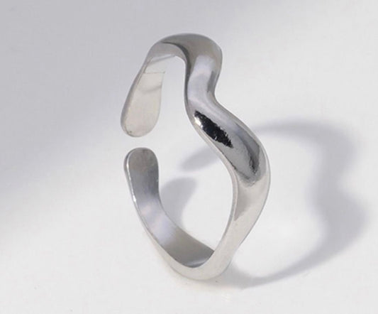 Anillo Audri Plateado