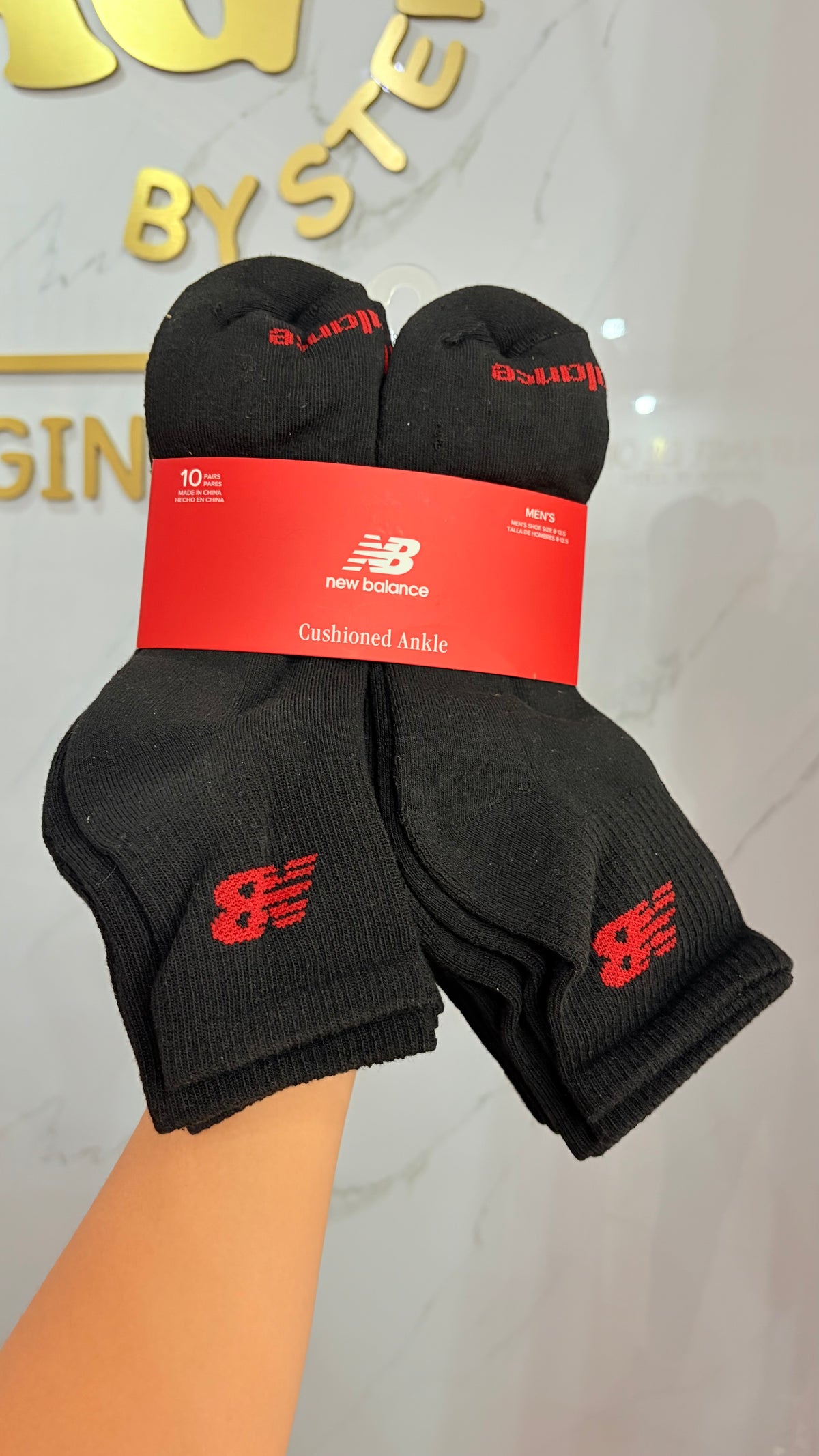Calcetas Caballero Negras New Balance