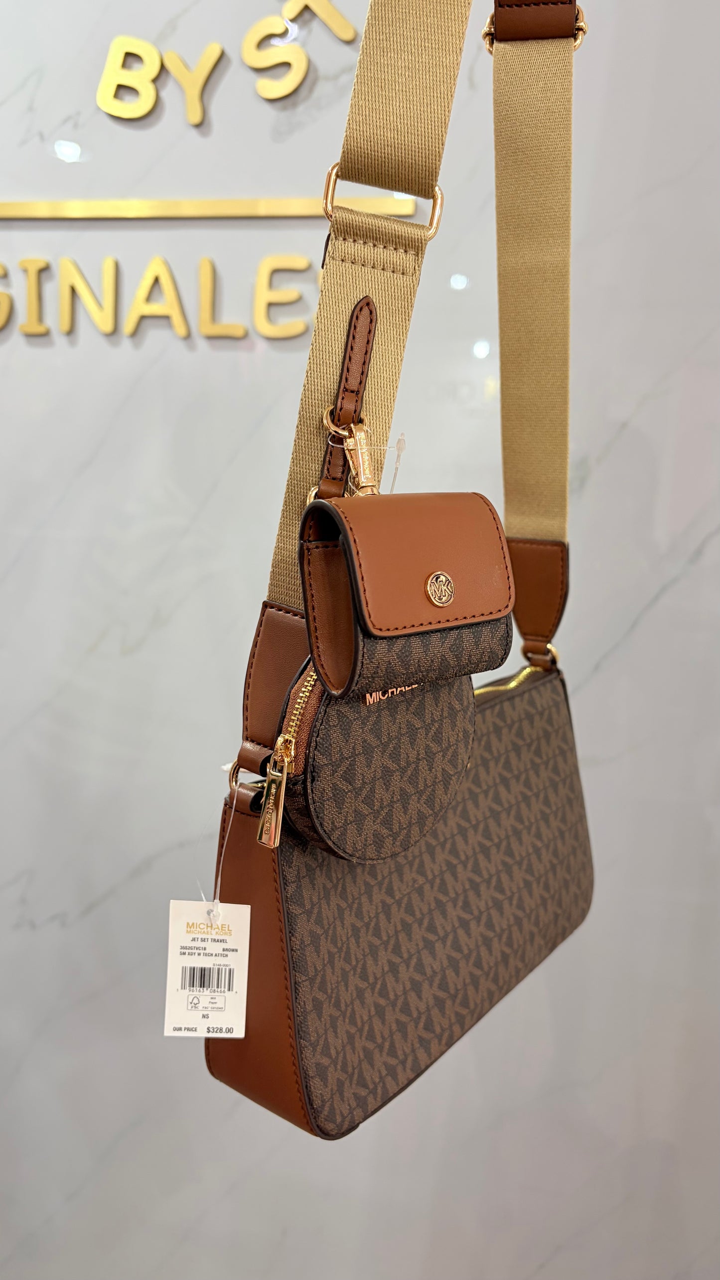 Bolsa Dama Chocolate Michael Kors