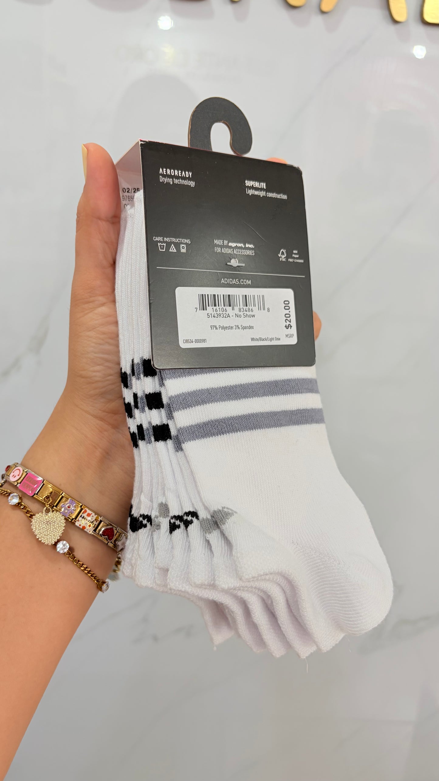 Calcetas Dama Blanco Adidas