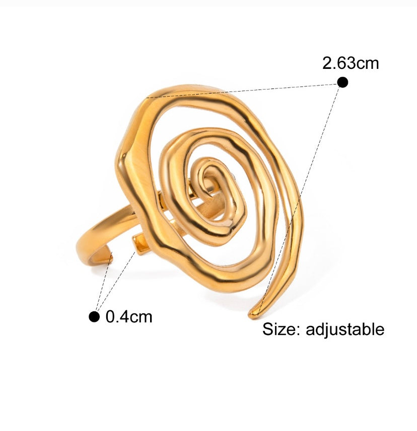 Anillo Gisselle Dorado