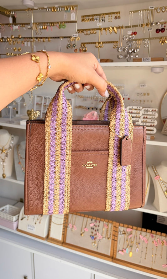 Bolsa Smith Tote 24 Marrón Coach