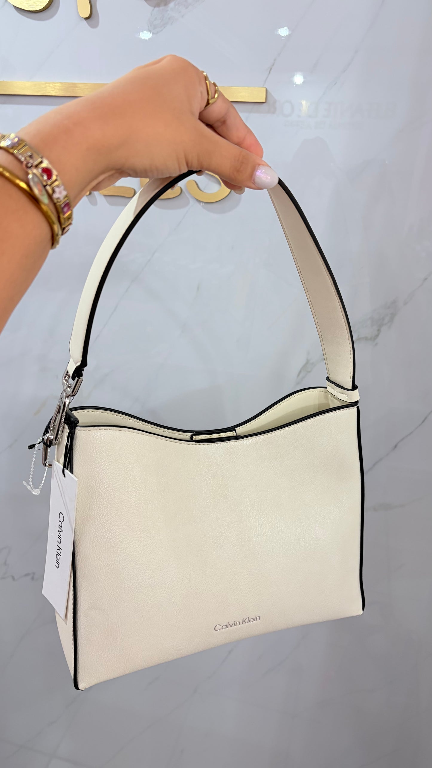 Bolsa Dama Blanco Perla Calvin Klein