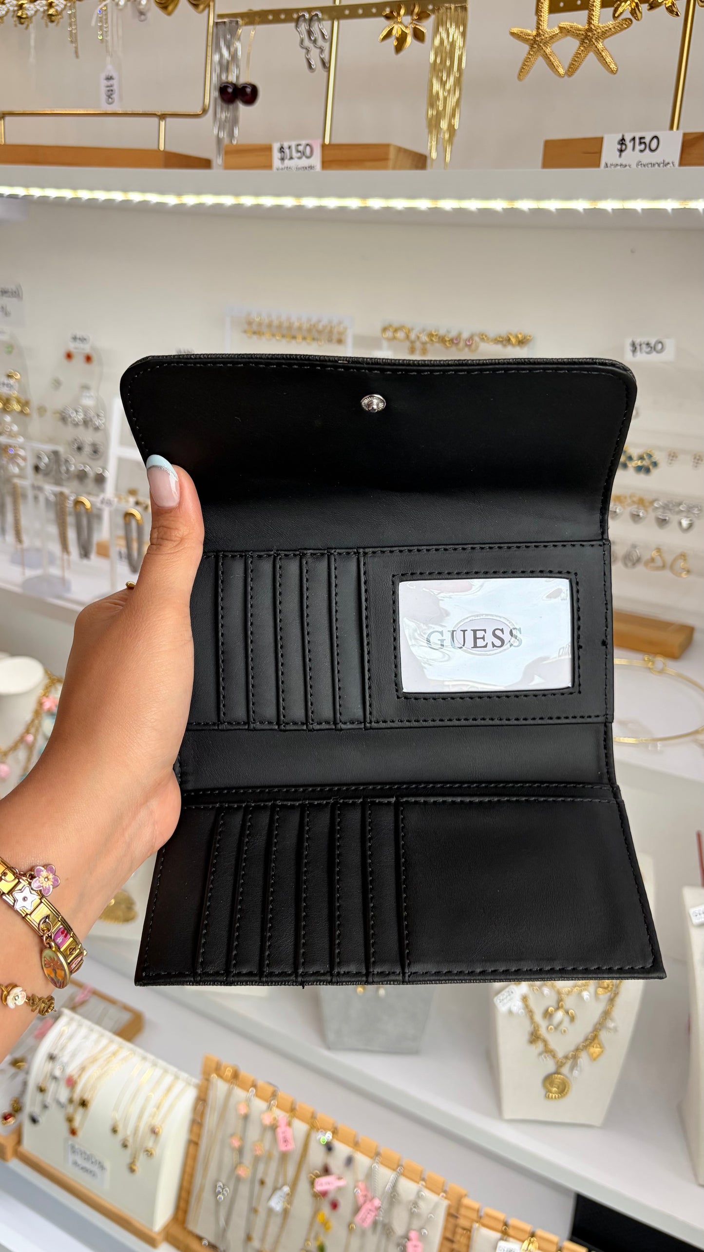 Cartera Dama Negro Guess