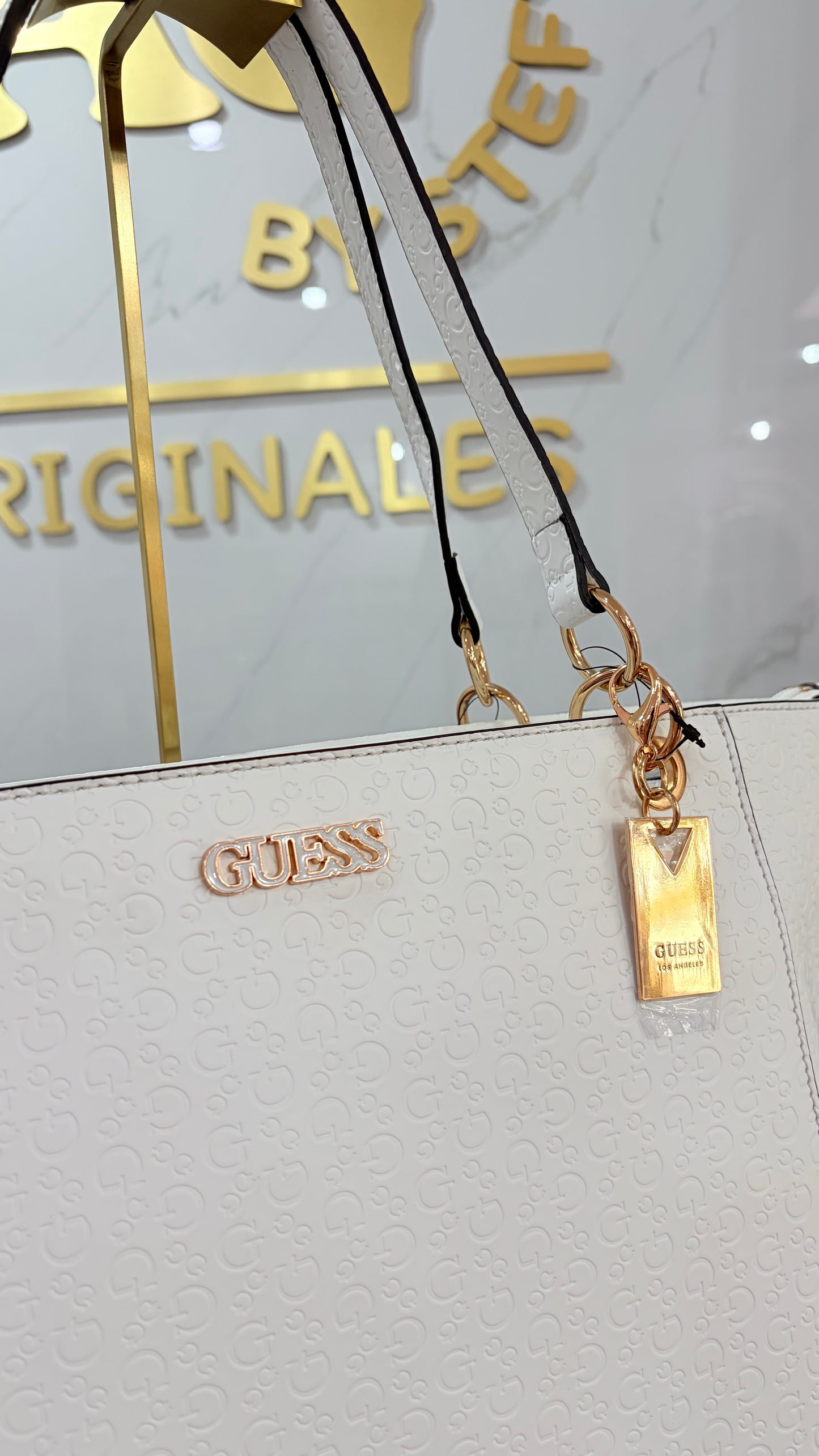 Bolsa Dama Tote Blanca Guess
