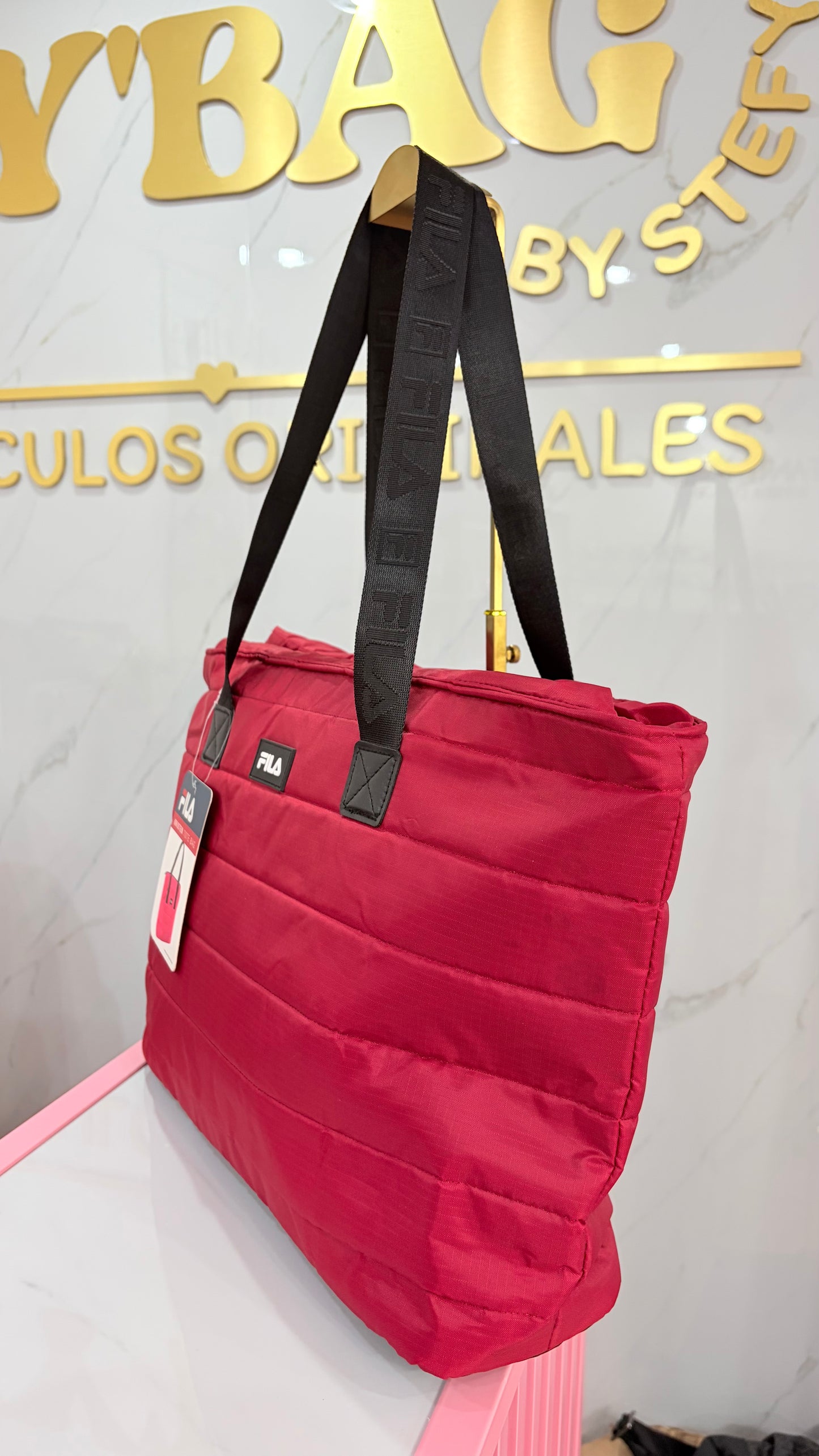 Bolsa Dama Tote Rojo Fila