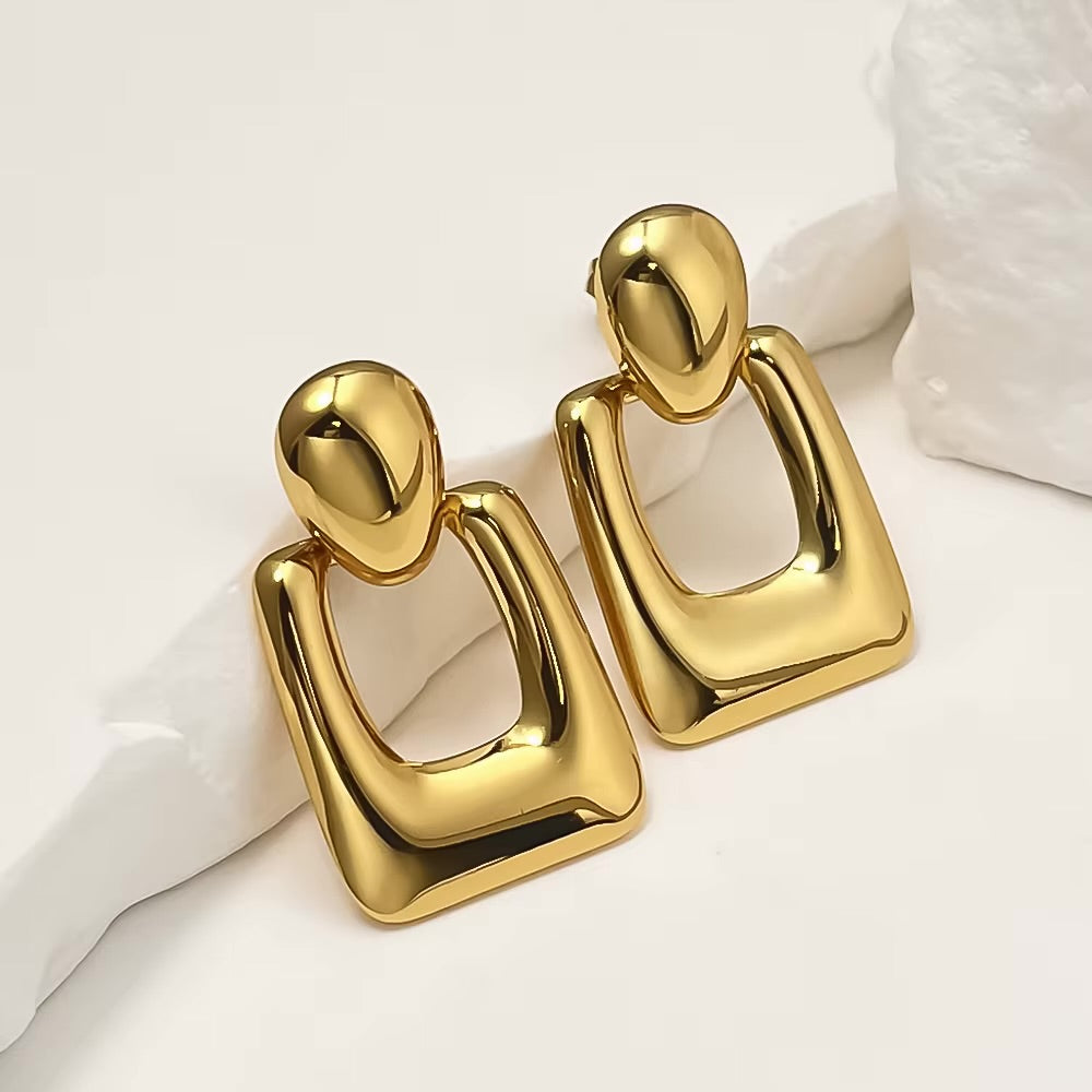 Aretes Óvalados Y Rectangulares