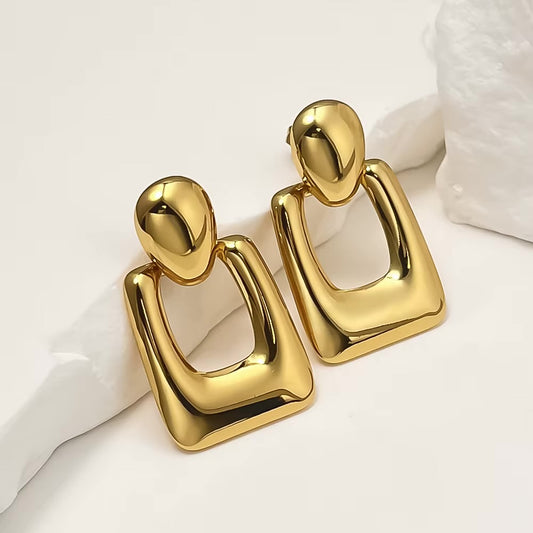 Aretes Óvalados Y Rectangulares