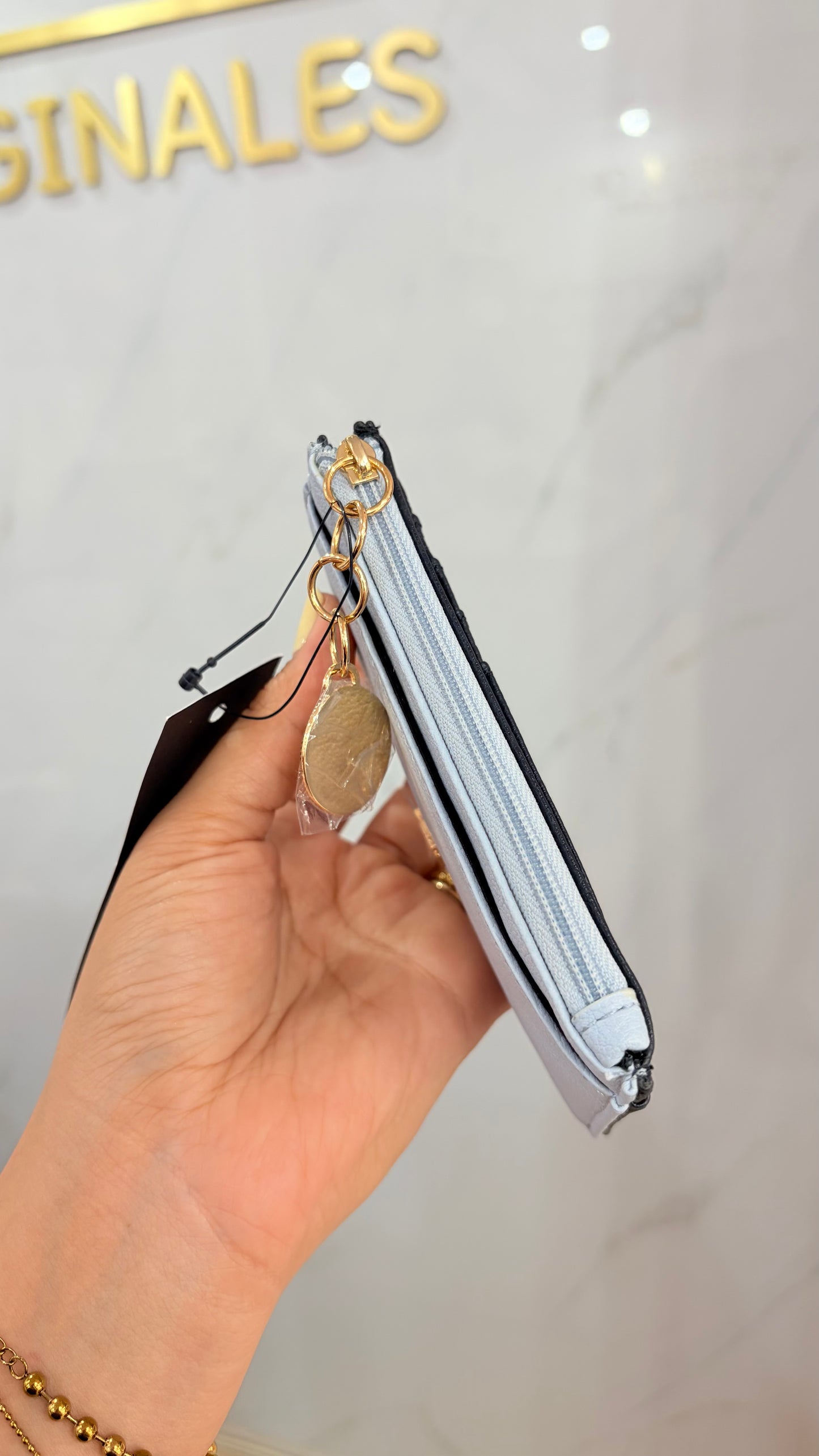 Monedero - Tarjetero Dama Azul Tommy Hilfiger