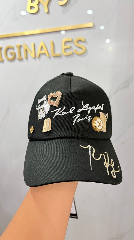 Gorra Negra Karl Lagerfeld