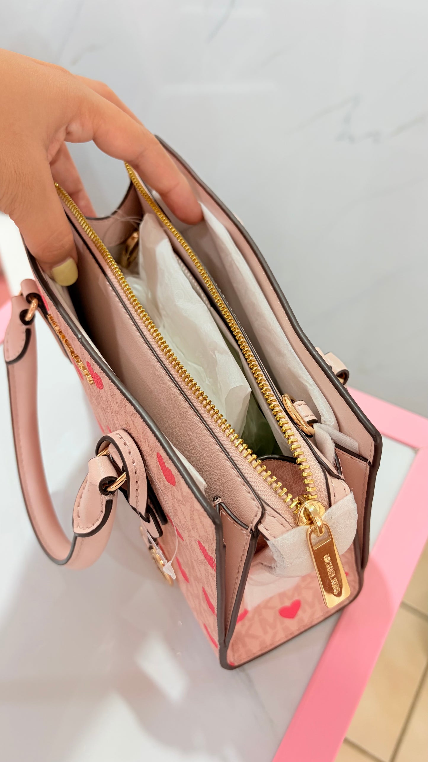Bolsa Dama Crossbody Chica Rosa Michael Kors
