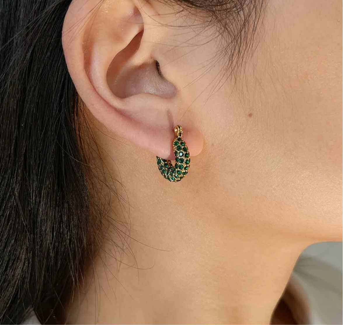 Arracadas Briggitte Verdes