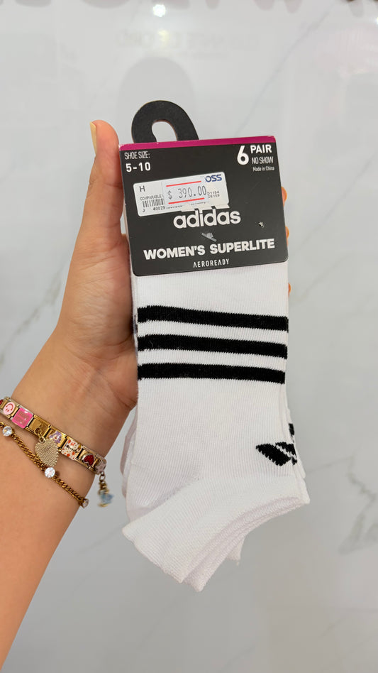 Calcetas Dama Blanco Adidas