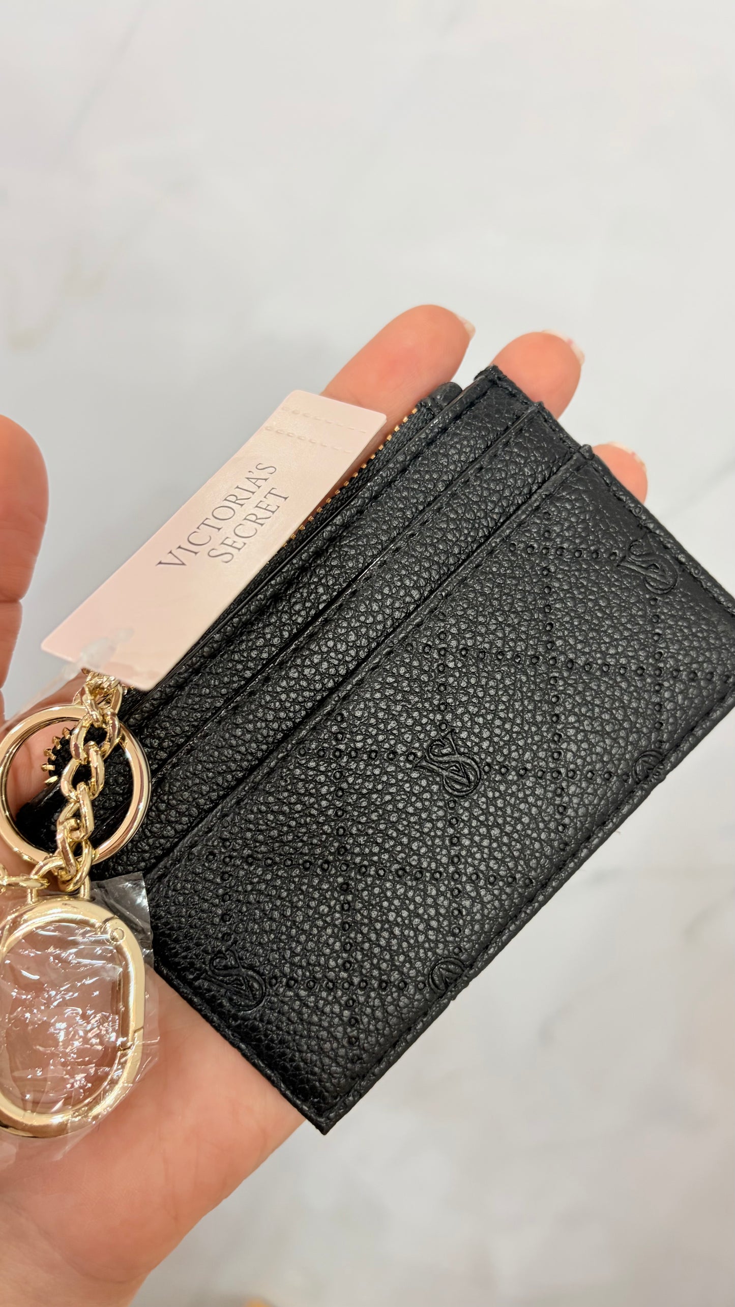 Monedero - Tarjetero Dama Negro Victoria’s Secret