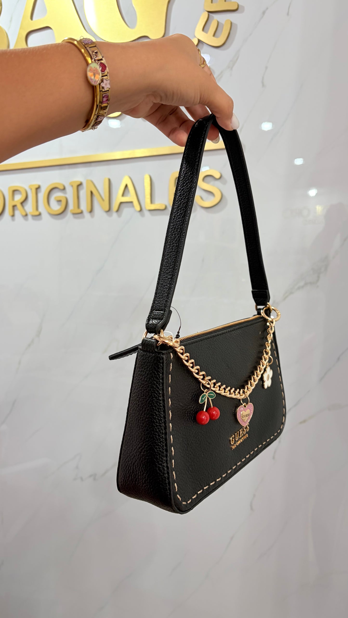 Bolsa Dama Negro Guess