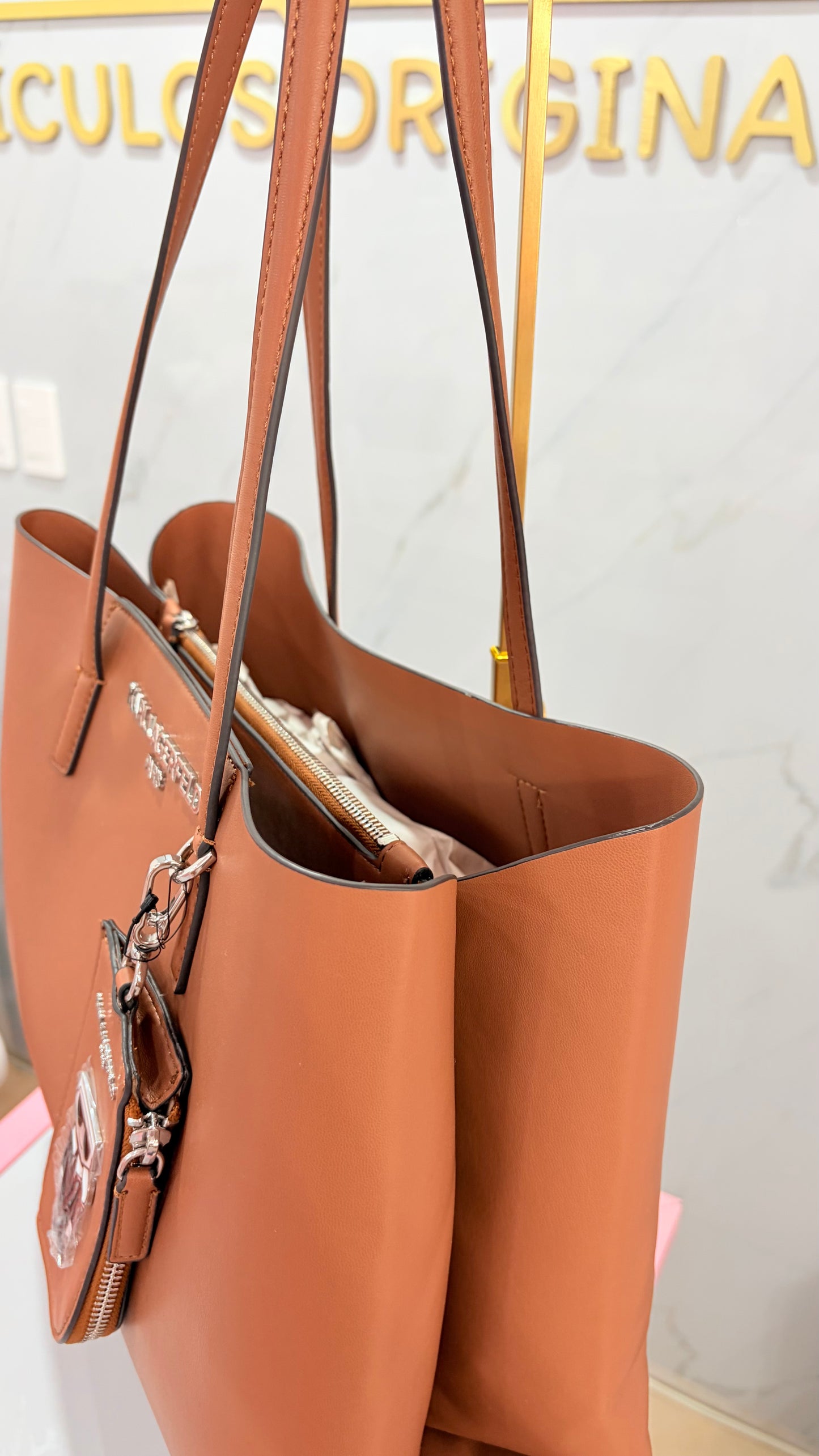 Bolsa Dama Tote Marrón Karl Lagerfeld