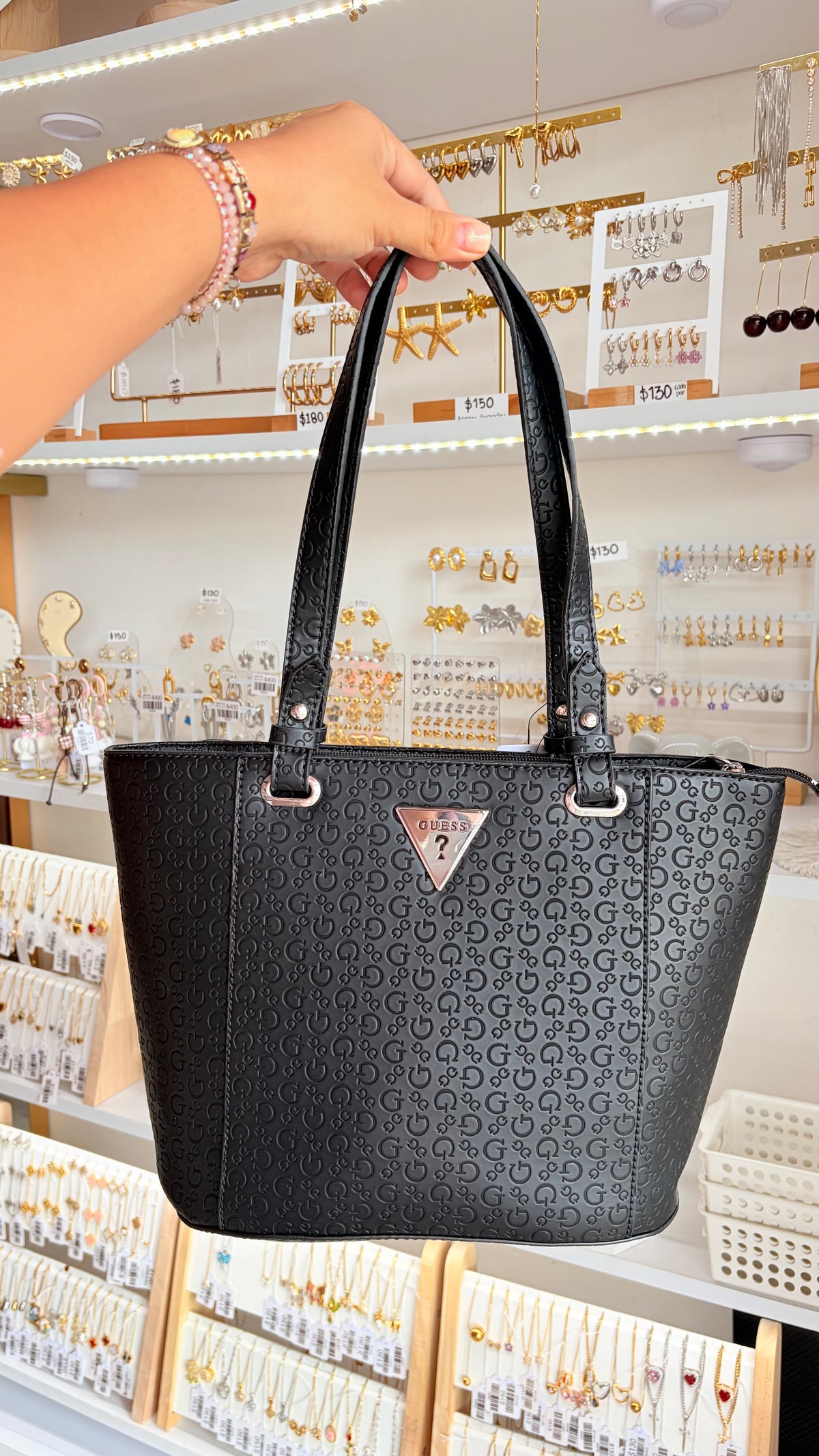 Bolsa Dama Negra Guess