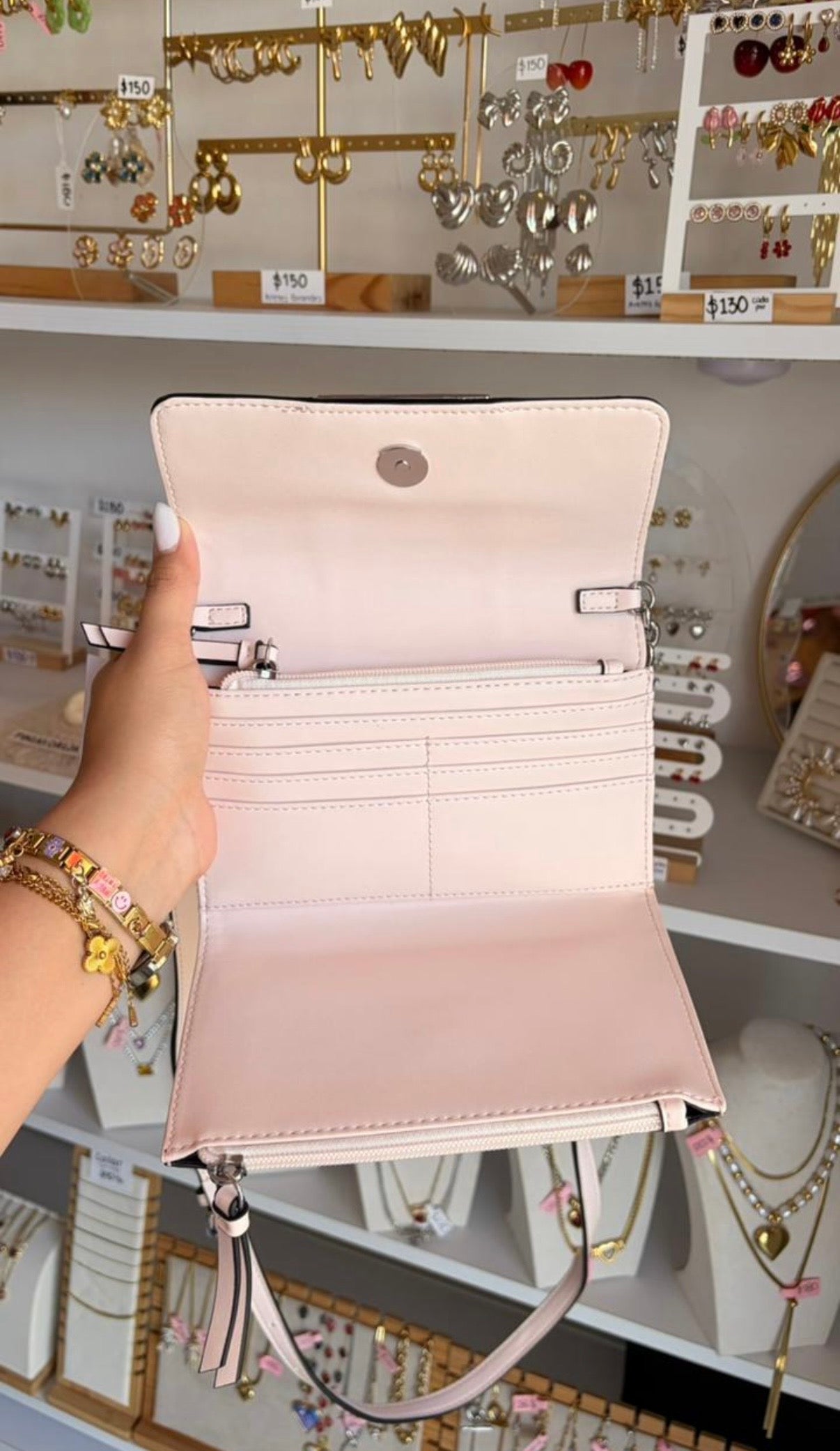 Bolsa Dama Crossbody Rosa Calvin Klein
