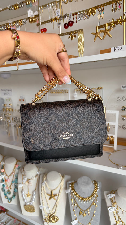 Bolsa Mini Klare Chocolate Coach