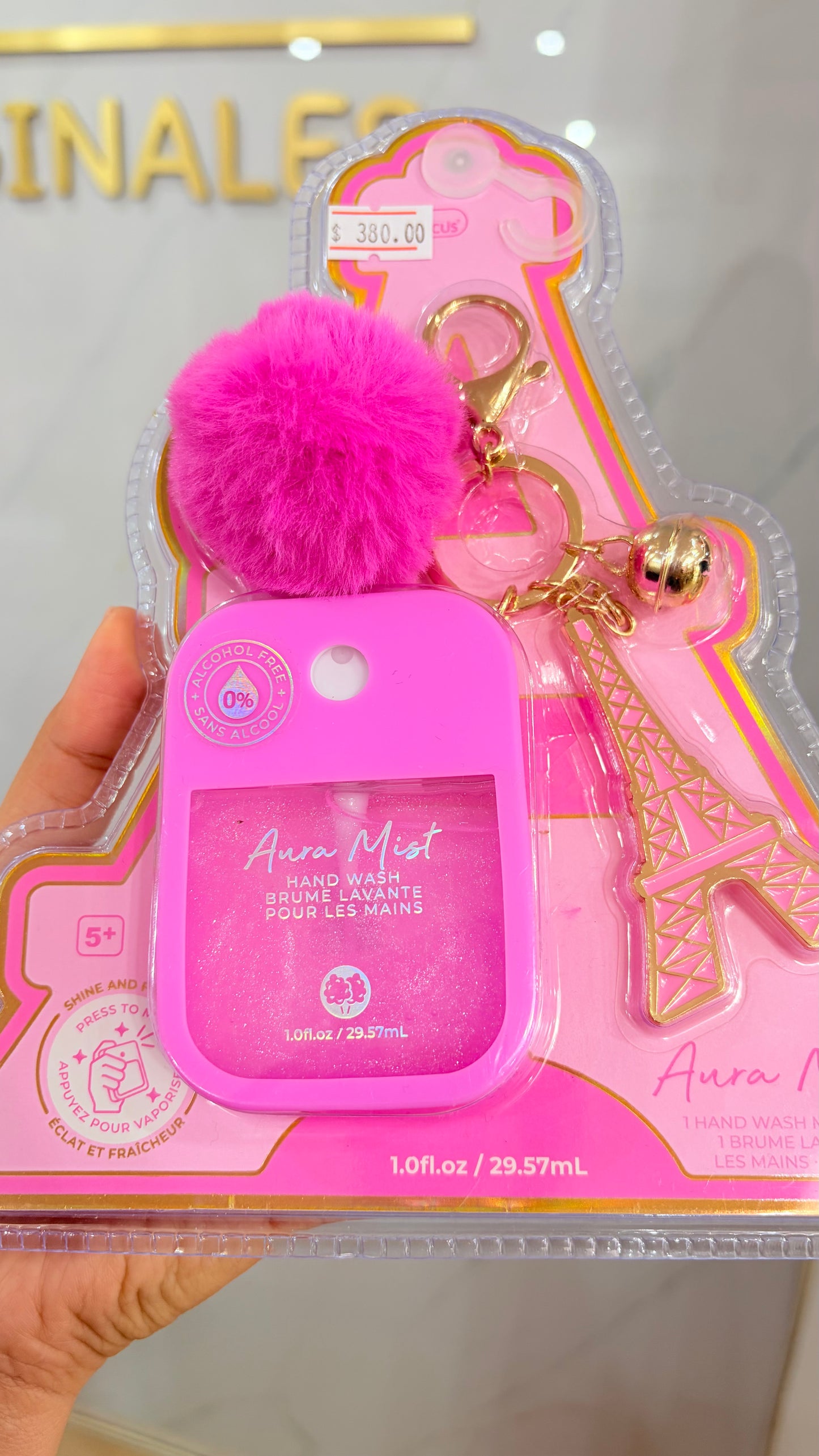 Gane Wash Desinfectante de Manos Con Llavero Aura Mist