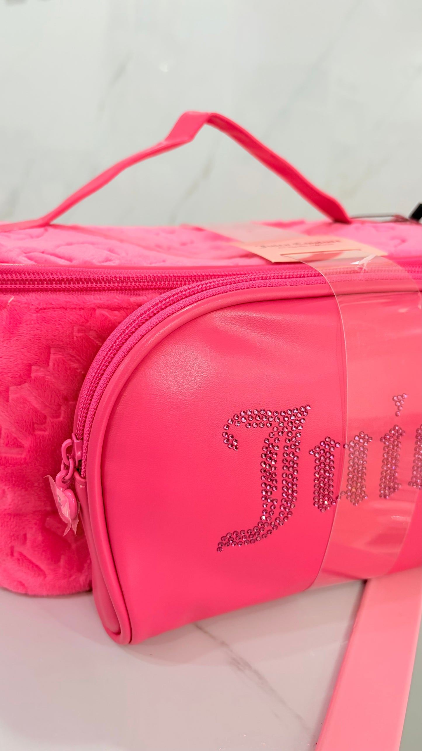 Cosmetiqueras Dobles Fucsia Juicy Couture