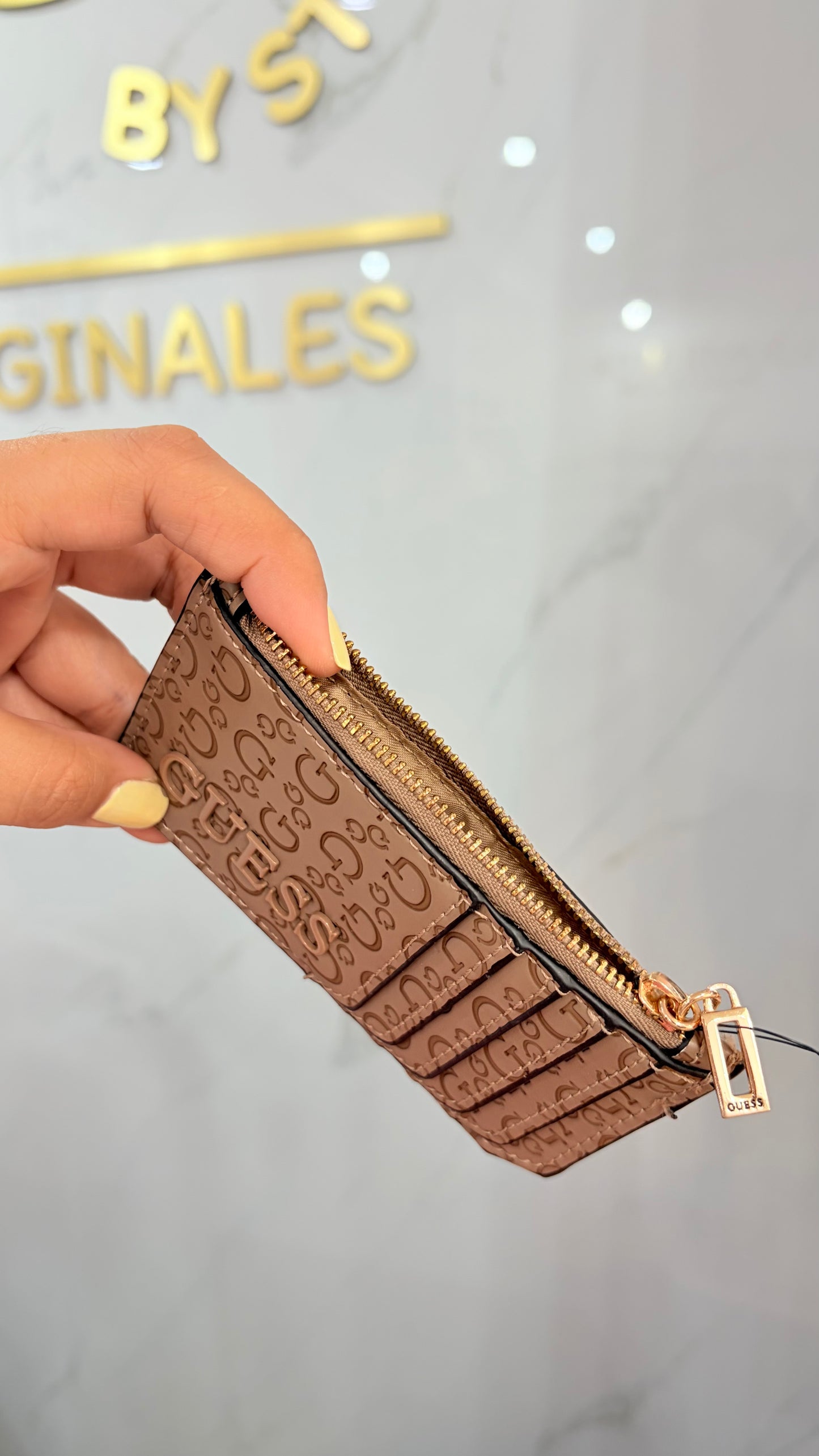 Tarjetero Monedero Nude Guess