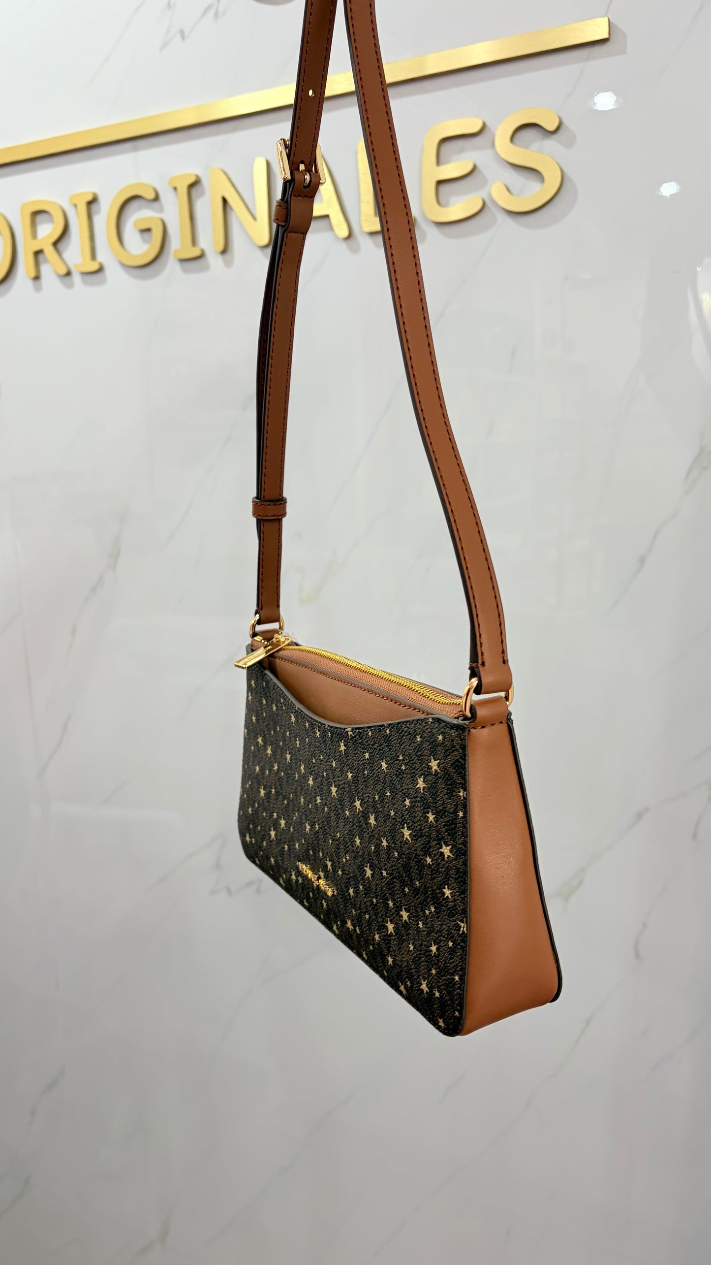 Bolsa Dama Crossbody Chocolate Michael Kors