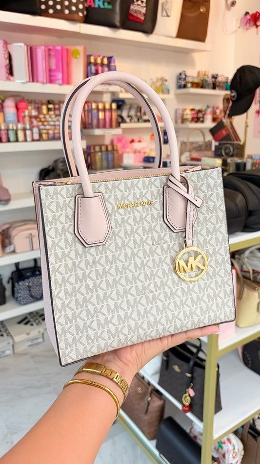 Bolsa Dama Vainilla Y Rosa Michael Kors