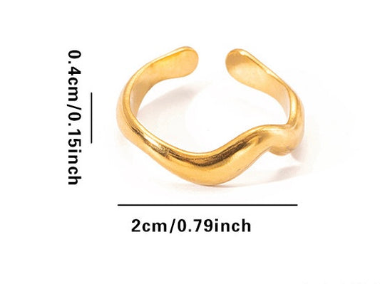 Anillo Audri Dorado