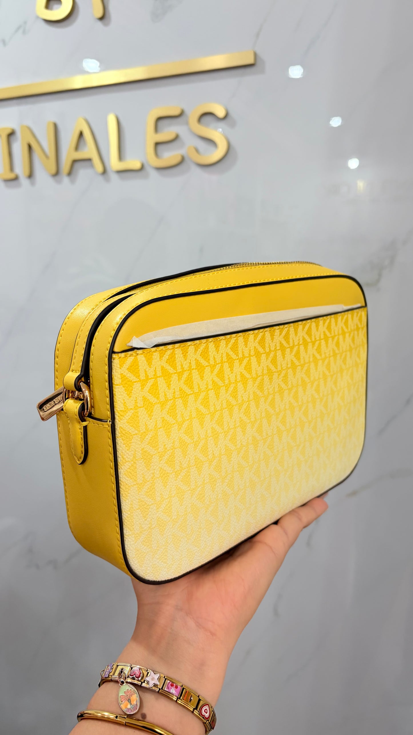 Bolsa Dama Amarillo Michael Kors