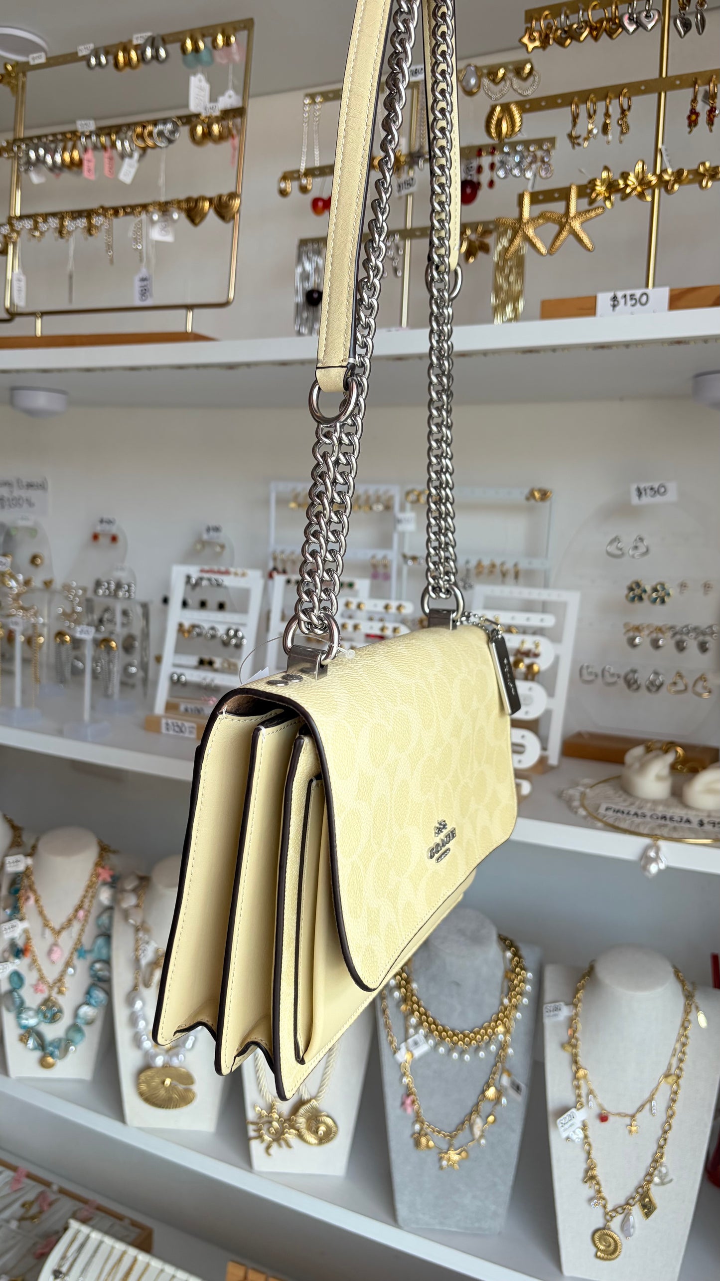 Bolsa Klare Amarillo Beige Coach