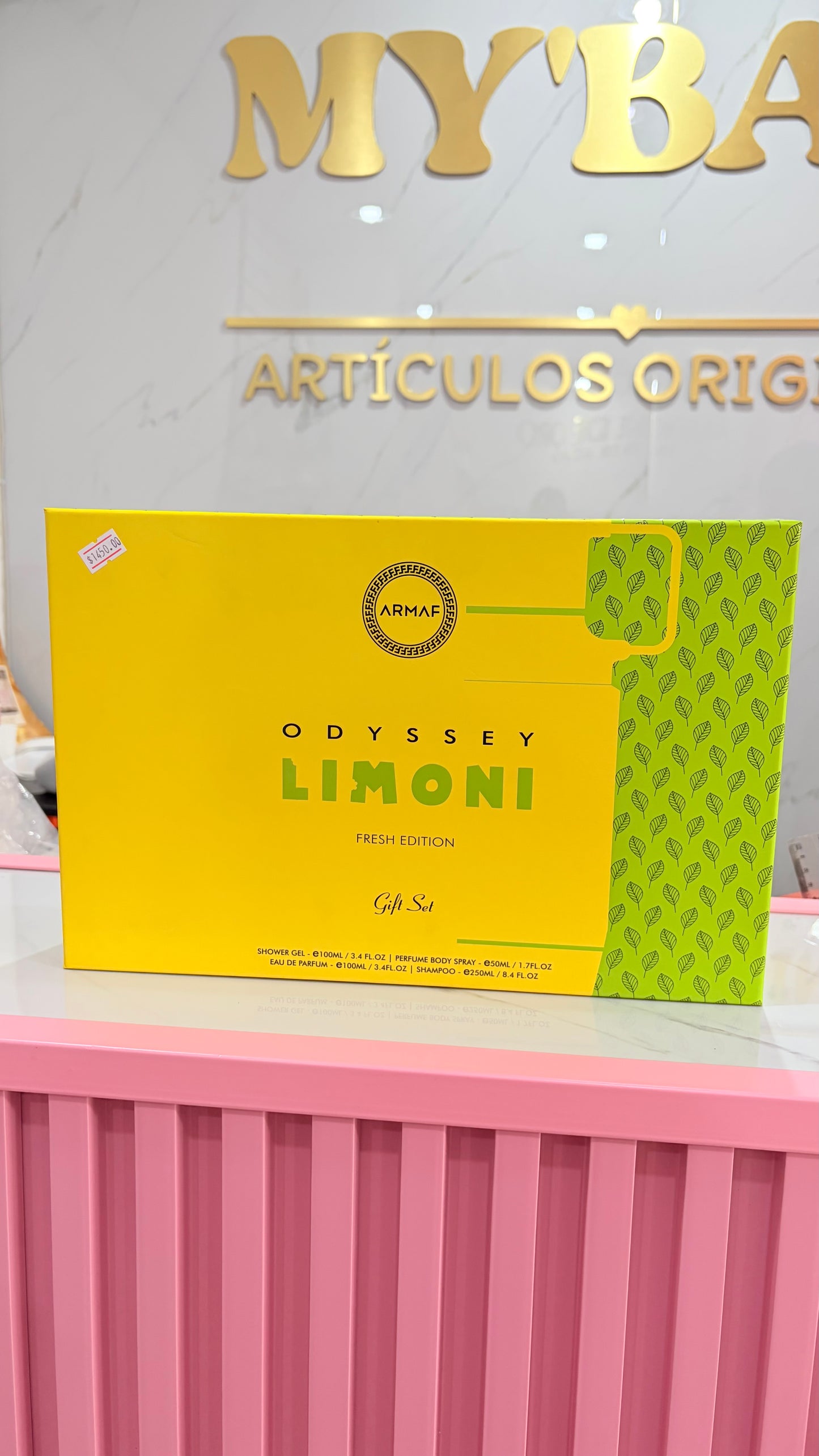 Set Perfume Caballero Odyssey Limoni Armaf