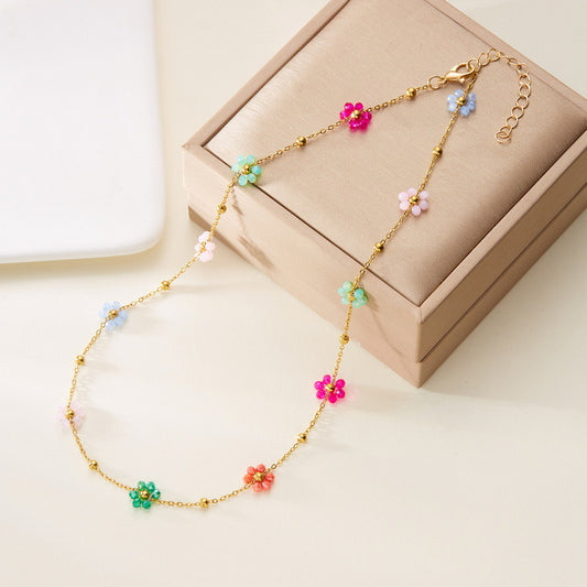 Collar Florecitas Llenas