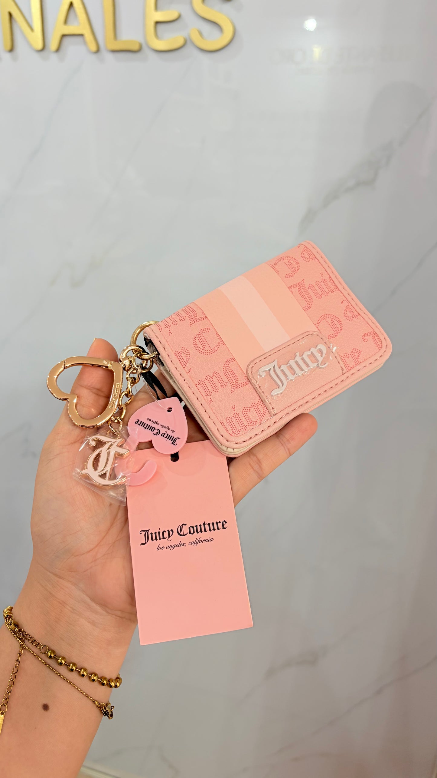 Tarjetero Dama Rosa Juicy Couture