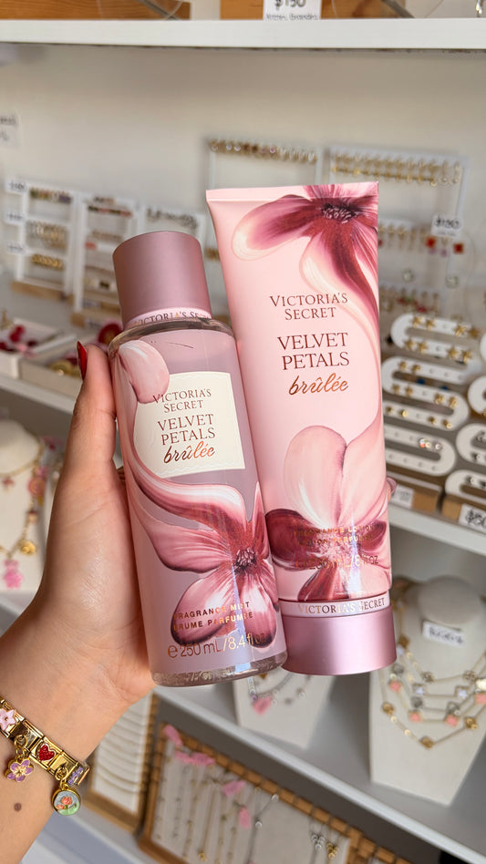 Dúo body mist y crema Velvet Petals brulee Victoria’s Secret